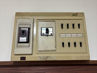茨城県常総市　家庭用エアコン交換・専用回路設置、分電盤交換工事