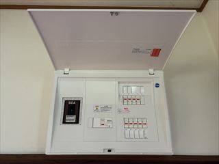 茨城県常総市　家庭用エアコン交換・専用回路設置、分電盤交換工事