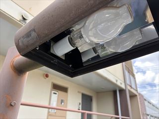 茨城県つくば市　オフィス用屋外照明LED化工事