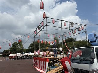 茨城県守谷市 お祭り電気工事