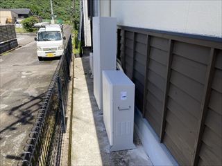 宮崎県宮崎市　卒FIT前に蓄電池導入！既設シャープ4kWへ単機能・全負荷タイプを設置