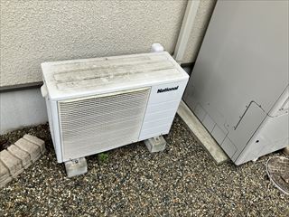 茨城県牛久市　家庭用エアコン交換工事