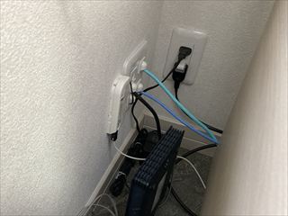 千葉県柏市　家庭用LANケーブル敷設工事