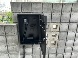 埼玉県南埼玉郡宮代町　電気自動車充電コンセント設置工事