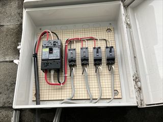 茨城県守谷市 施設用コンセント専用回路増設工事