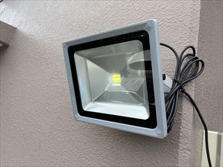 茨城県取手市　マンション用LED投光器交換工事
