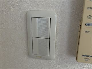 茨城県つくばみらい市　家庭用照明交換、スイッチ交換工事