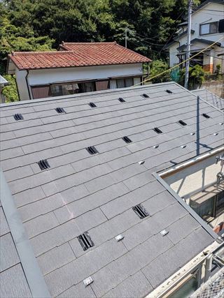 神奈川県横浜市　家庭用太陽光発電（カナディアンソーラー3.5kW+カナディアンソーラーEPCUBE13.3kWh）設置工事