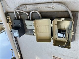 茨城県つくば市　家庭用分電盤交換、夜間蓄熱式機器撤去工事