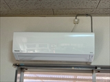 茨城県つくば市　エアコン設置+エアコン専用コンセント設置工事4