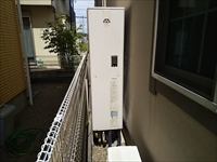茨城県守谷市　エコキュート交換工事（HE-h37KQS　薄型へ交換）2