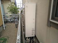 茨城県守谷市　エコキュート交換工事（HE-h37KQS　薄型へ交換）4
