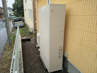 茨城県取手市　エコキュート交換工事（HE-37W3QWSからHE-h37KQS：スリム型）4