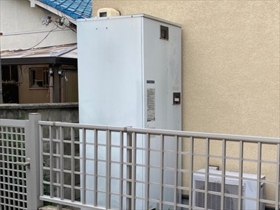 大阪府岸和田市　電気温水器からエコキュート入れ替え工事1