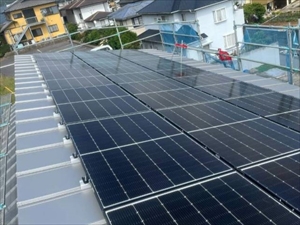 千葉県君津市　太陽光発電設置工事1