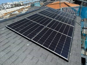 千葉県千葉市　太陽光発電設置工事