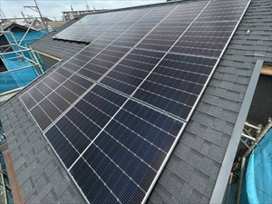 千葉県千葉市　太陽光発電システム設置工事2