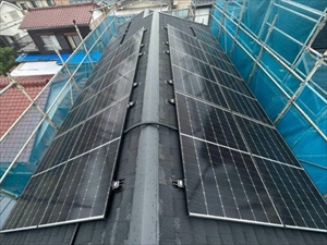千葉県柏市　太陽光発電システム設置工事2