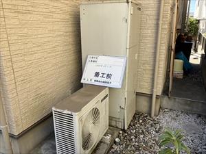 千葉県柏市　照明＋防犯カメラ設置工事1
