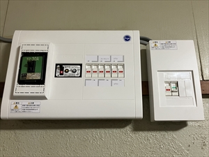 千葉県野田市　分電盤交換、専用回路設置、エアコン交換工事4