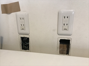 茨城県つくばみらい市　コンセント移設工事2