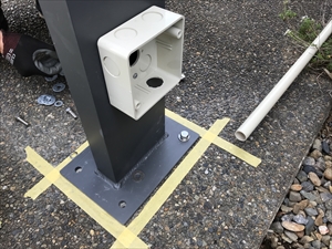 茨城県つくば市　テスラウォールコネクター設置工事1