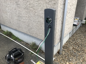 茨城県つくば市　テスラウォールコネクター設置工事2