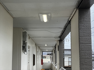 茨城県土浦市　共用照明交換工事11