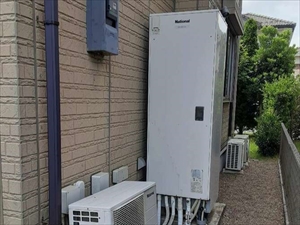 まちの電気屋さん　エコキュート交換工事1