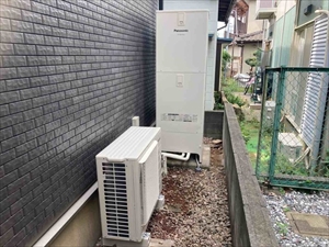 まちの電気屋さん　エコキュート交換工事2