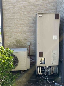 まちの電気屋さん　エコキュート交換工事1