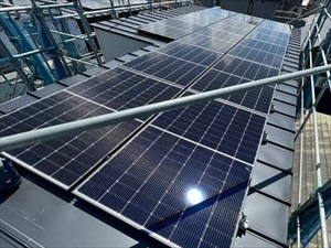 まちの電気屋さん　太陽光発電システム設置1