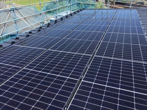 まちの電気屋さん　太陽光発電システム設置1