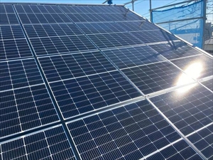 まちの電気屋さん　太陽光発電システム設置1
