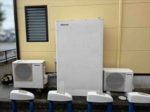 まちの電気屋さん　エコキュート交換工事1