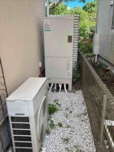 まちの電気屋さん　エコキュート交換工事1