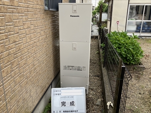 茨城県土浦市　エコキュート交換工事2