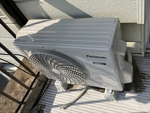 茨城県牛久市　エアコン交換＋専用コンセント設置工事10