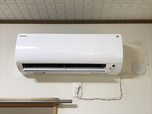 茨城県常総市　エアコン交換工事2