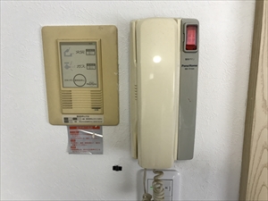 茨城県つくばみらい市　ドアホン交換工事2