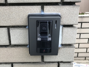 茨城県つくばみらい市　ドアホン交換工事3