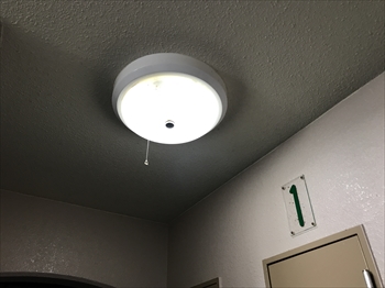 千葉県我孫子市　マンション共有灯交換工事1