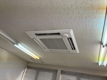 茨城県土浦市　パッケージエアコン交換工事1