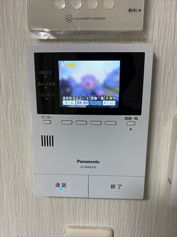 はまでん　ドアホン交換工事2
