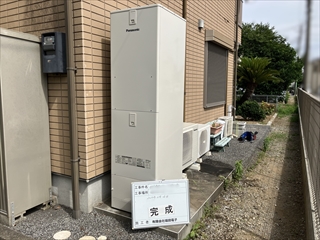 千葉県柏市　エコキュート＋換気扇交換工事2