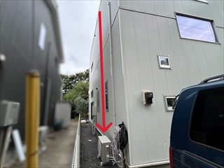 茨城県取手市　エアコン新規設置工事8