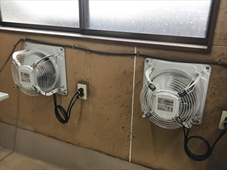 千葉県野田市　工場照明LED化＋有圧扇交換工事15
