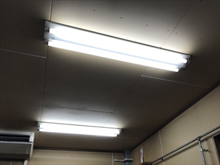 千葉県野田市　工場照明LED化＋有圧扇交換工事4