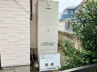 茨城県土浦市　エコキュート交換工事2