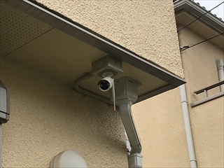 千葉県野田市　防犯カメラ設置工事4